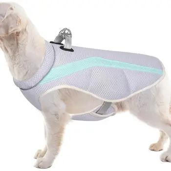 Охлаждающий жилет для собак, Летняя охлаждающая куртка для собак, Летняя охлаждающая куртка для домашних животных, Солнцезащитный дышащий жилет для домашних животных для маленьких средних